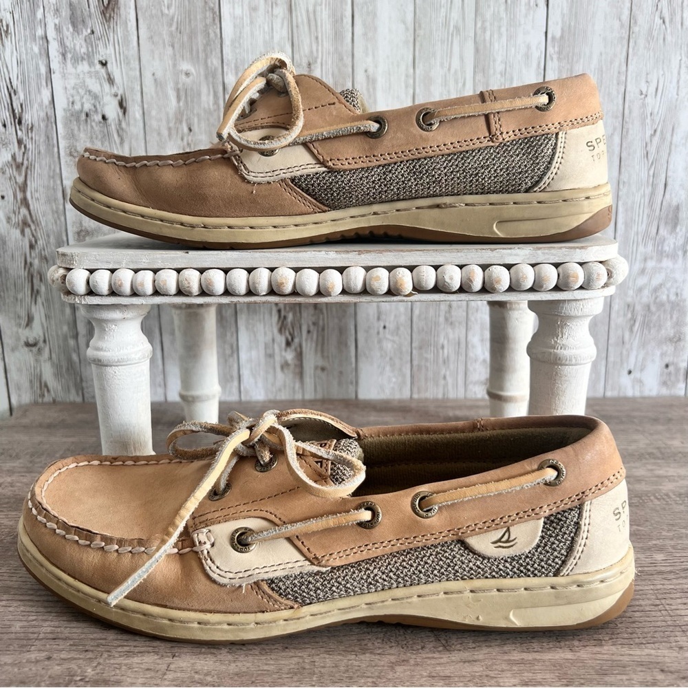 Sperry Tan Boat Shoes 7.5
